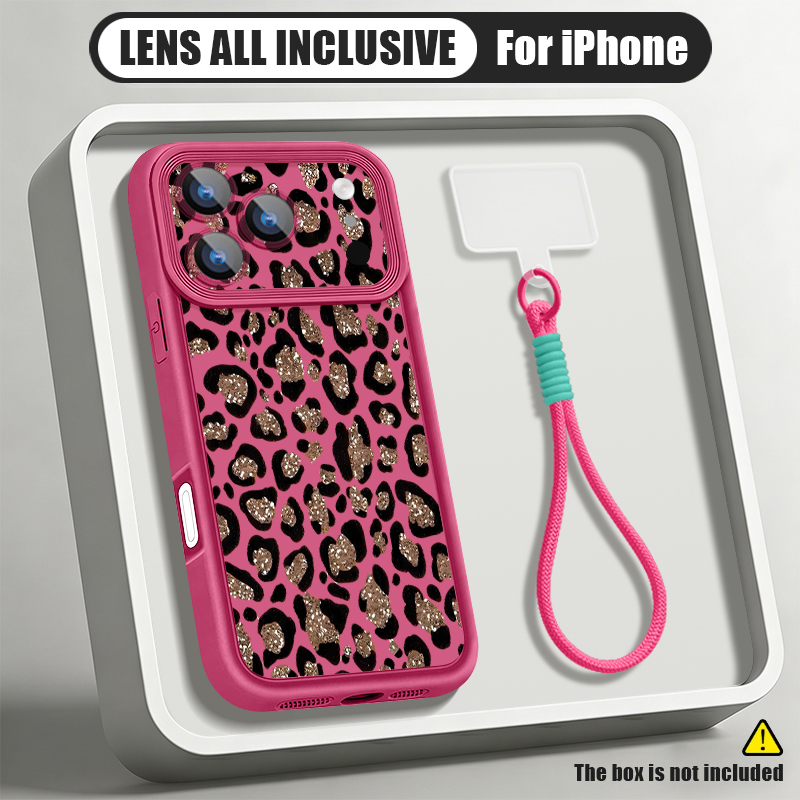 Phone Cases Brown - Custodia per telefono con stampa leopardata