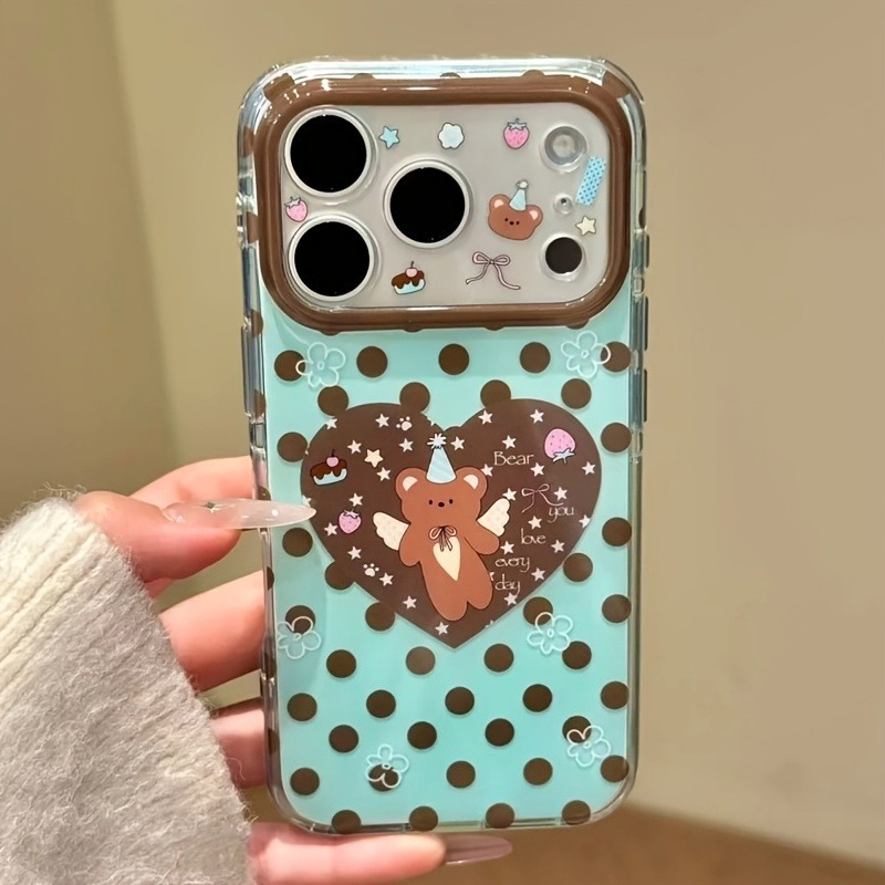 Phone Cases Brown - Custodia Protettiva Antiurto Marrone con Motivo