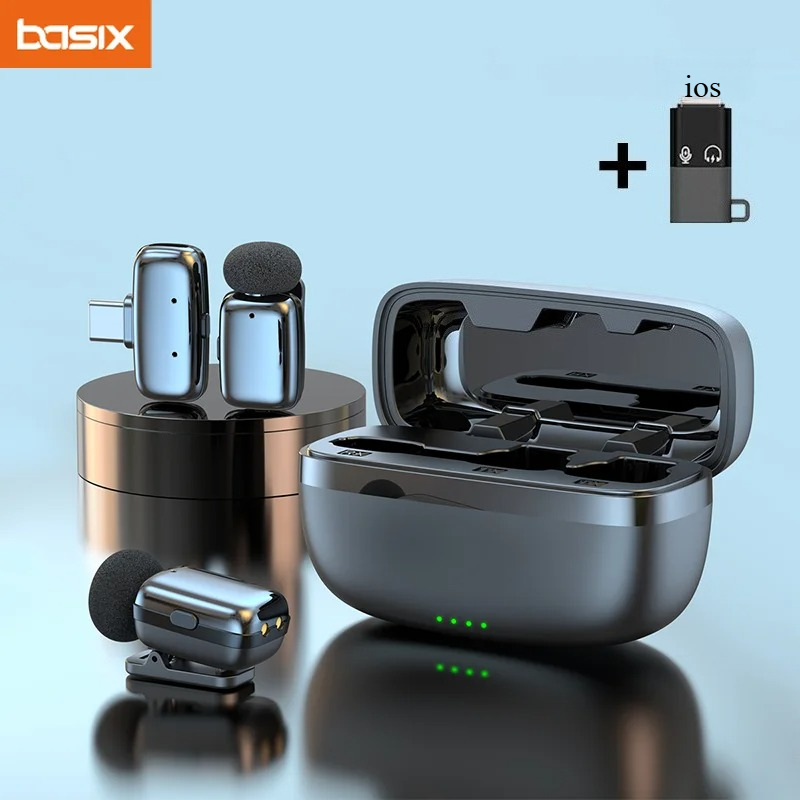 Phone Cases Android - Set Microfono Lavalier Wireless con Custodia