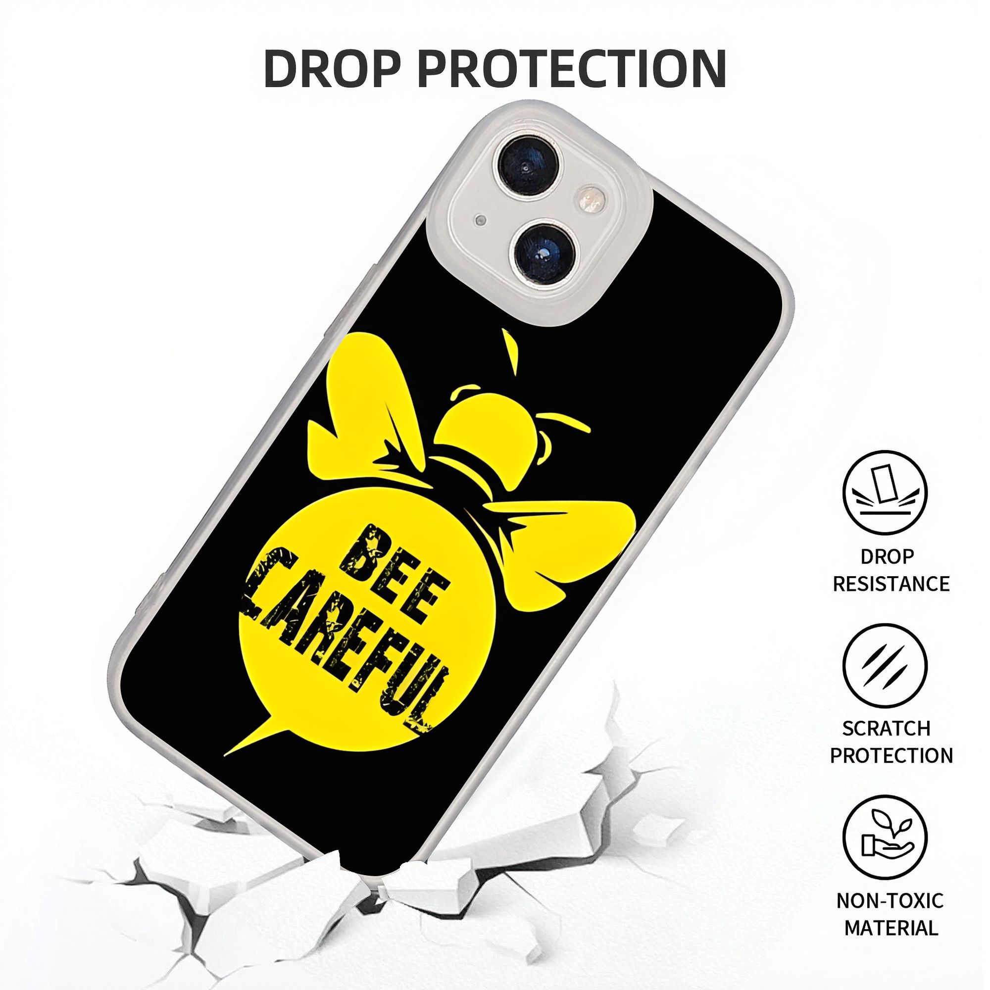 Phone Cases Typo - Nuova Cover Antiurto Armor Bumper Bee