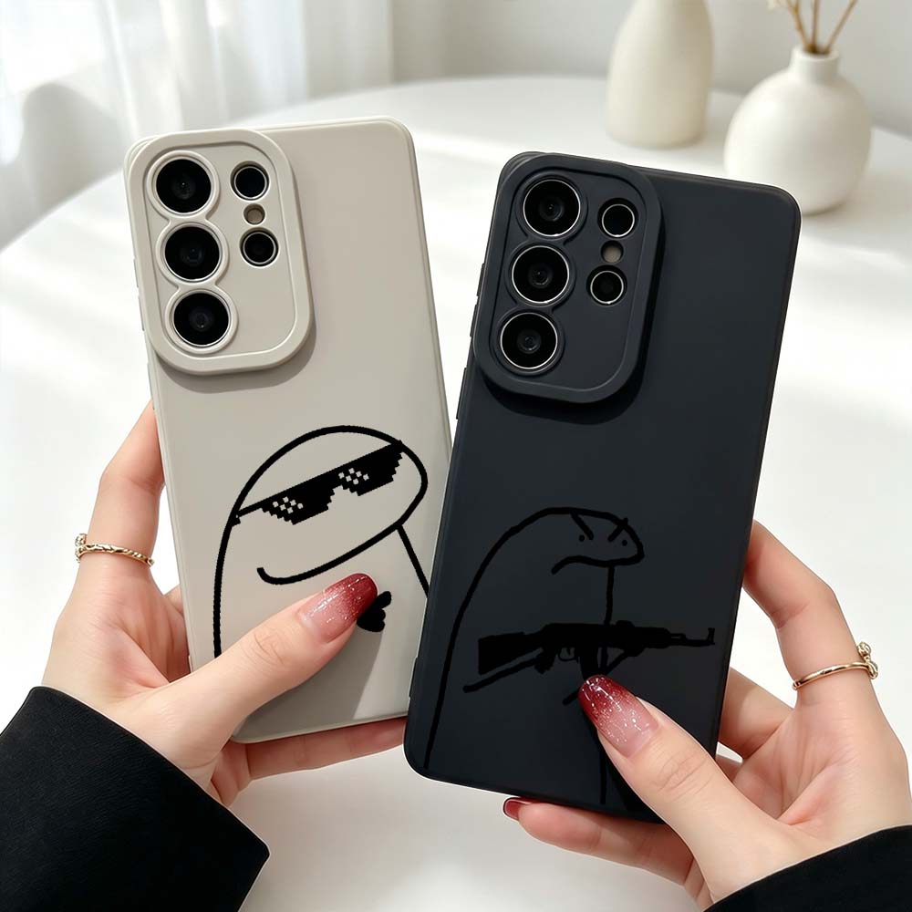 Phone Cases Men - Cover in Silicone con Disegno Cartoon