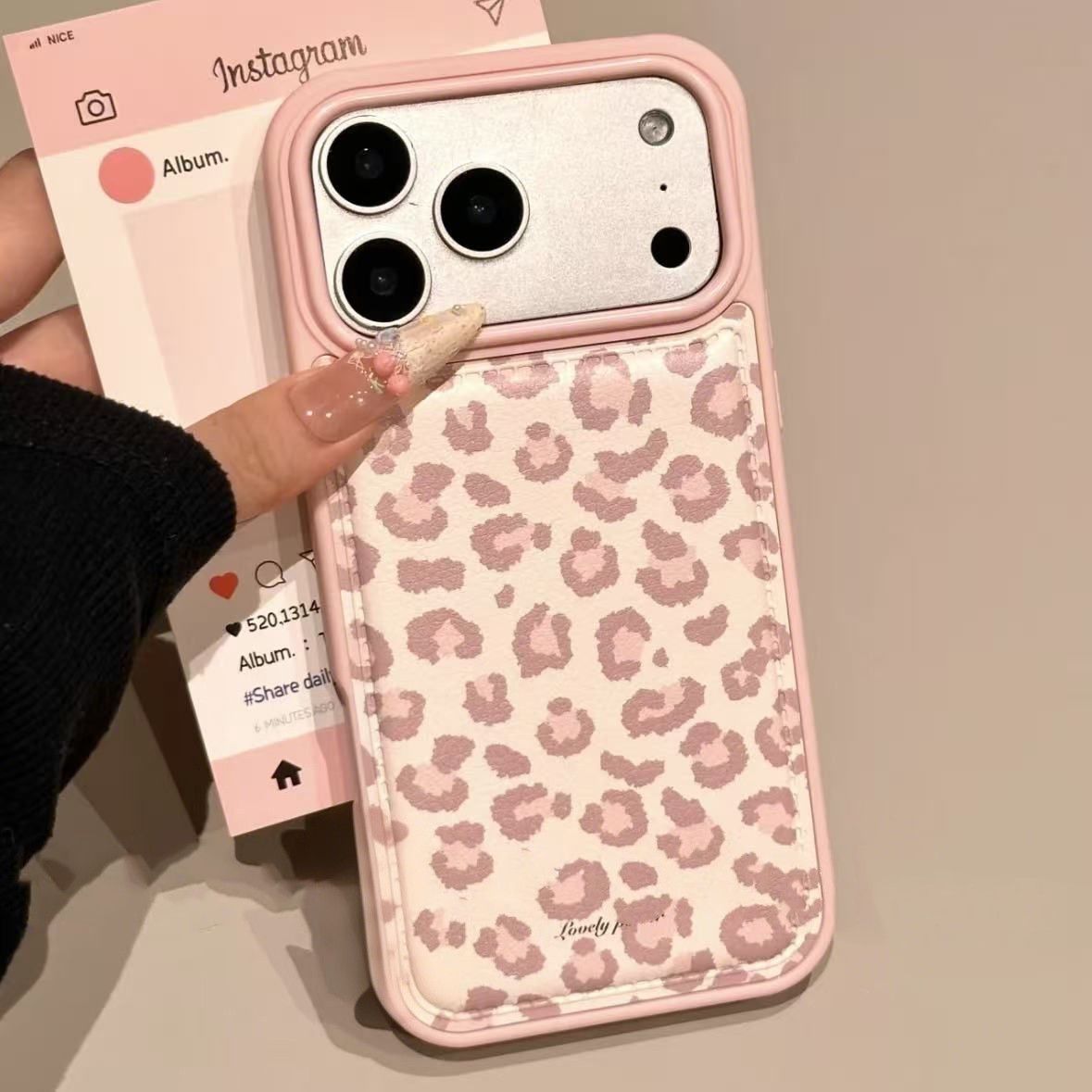Phone Cases Korea - Custodia per telefono semplice coreana rosa