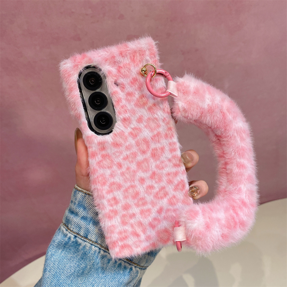 Phone Cases Z Fold 5 - Custodia Morbida in Peluche con Stampa