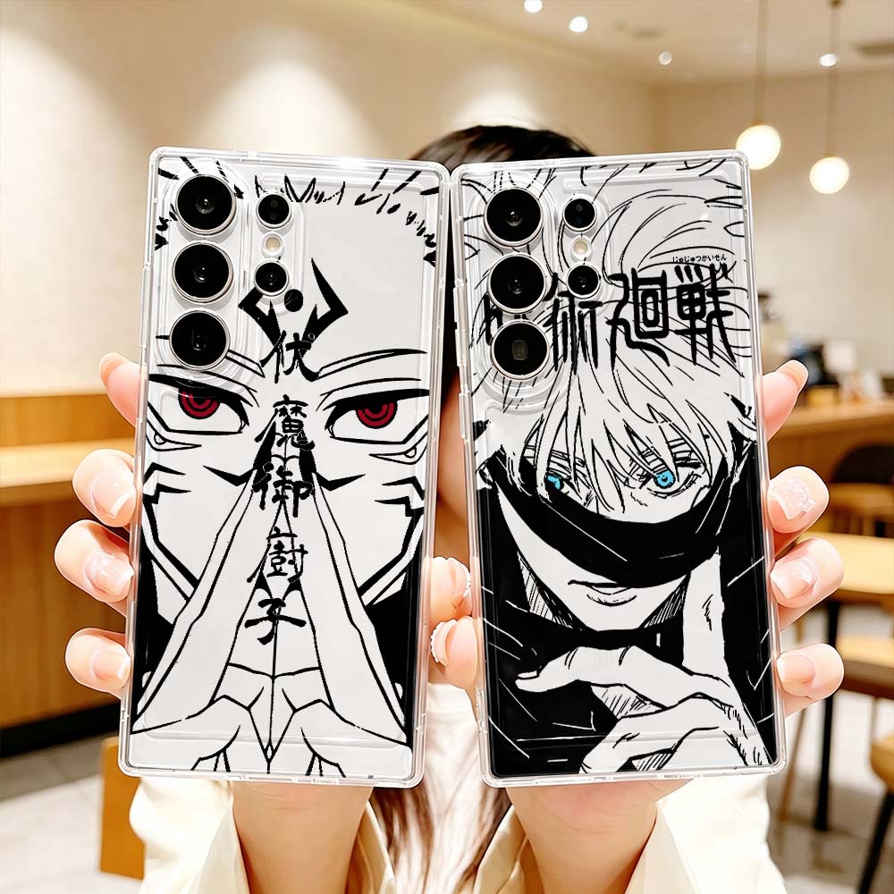 Phone Cases Cool - Cover per Telefono Trasparente Anime Jujutsu