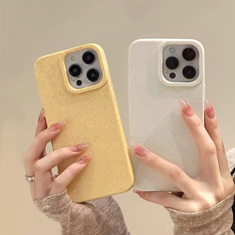 Phone Cases Biodegradable - Cover Protettiva Morbida Antiurto Minimalista Monocolore
