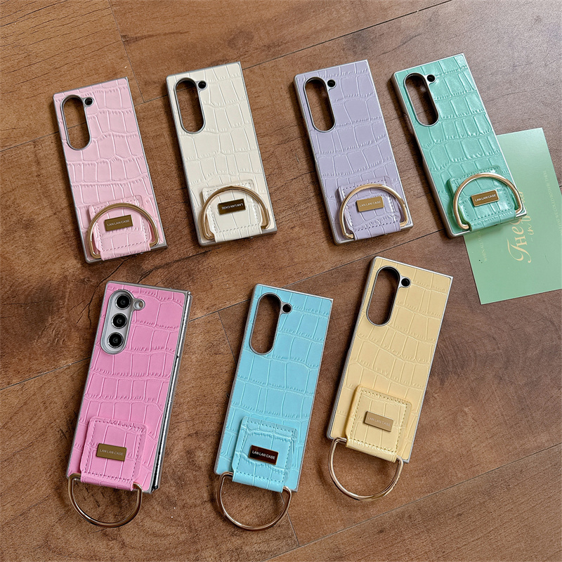 Phone Cases Z Fold 5 - Custodia per telefono in pelle color