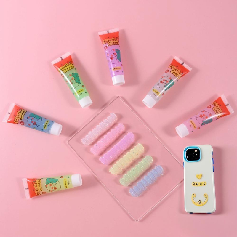Phone Cases Youtube - Polvere flash con nastro gelatinoso trasparente