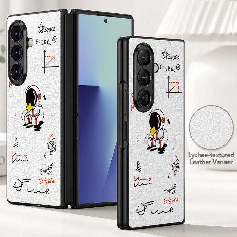 Phone Cases Z Fold 5 - Custodia per telefono in pelle PU