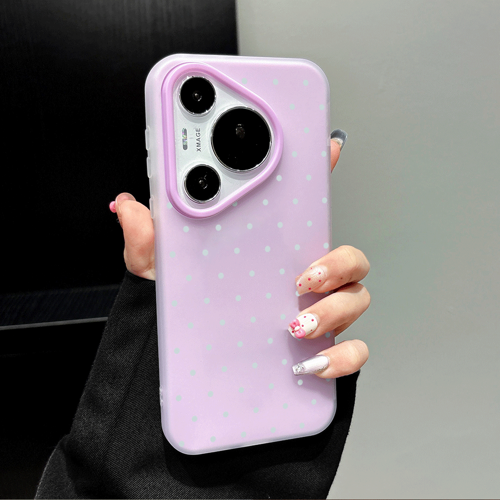 Adorabile Cover Morbida Blu Ch - Phone Cases Polka Dot recensione e prezzo
