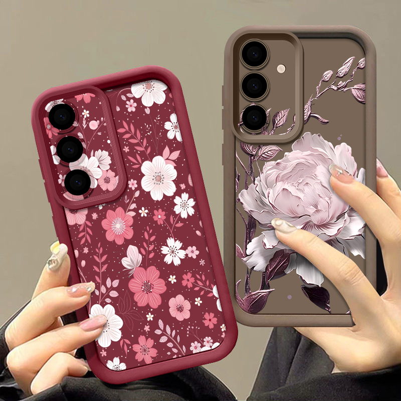 Custodia con motivo floreale c - Samsung Galaxy A55 recensione e prezzo